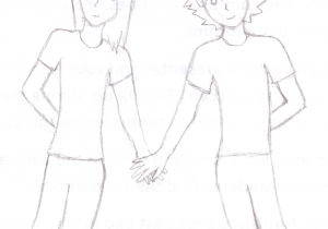 Boy And Girl Holding Hands Drawing At Paintingvalley Com Explore Collection Of Boy And Girl Holding Hands Drawing