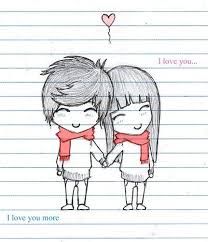 Free Download Cute Boy And Girl Love Drawings Quotes About Life