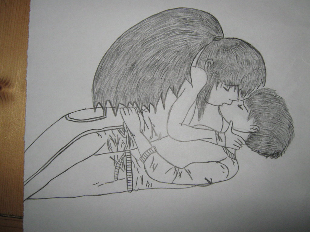 1024x768 Anime Boy And Girl Hugging Drawing Collection Of Cartoon Hug - Boy And Girl Hugging Drawing
