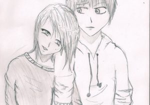 Cute Anime Drawings Boy And Girl Jameslemingthon Blog