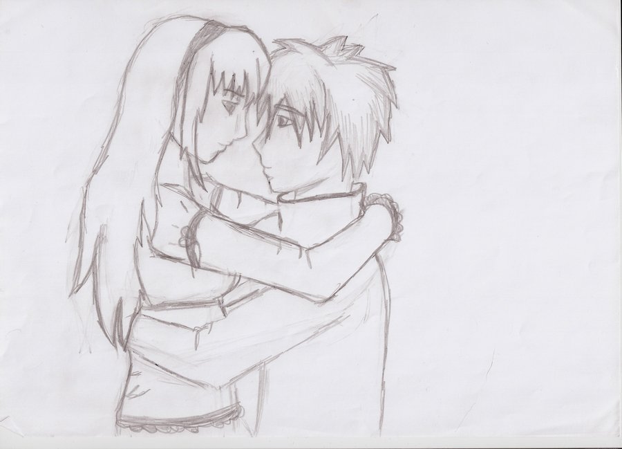 Original Easy Boy And Girl Hugging Sketch Quotes About Life
