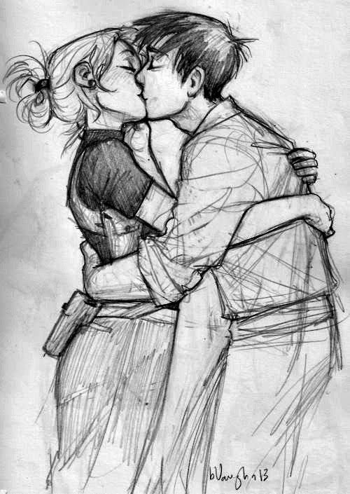 Drawing Boy And Girl Kissing Max Installer