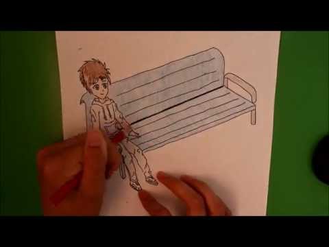 480x360 Girl Sitting On A Park Bench Wheel Bench - Boy And Girl Sitting On A Bench Drawing