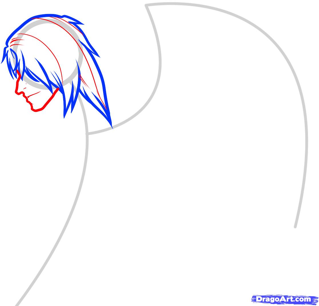 1116x1070 Step How To Draw An Angel Boy, Angel Man - Boy Angel Drawing