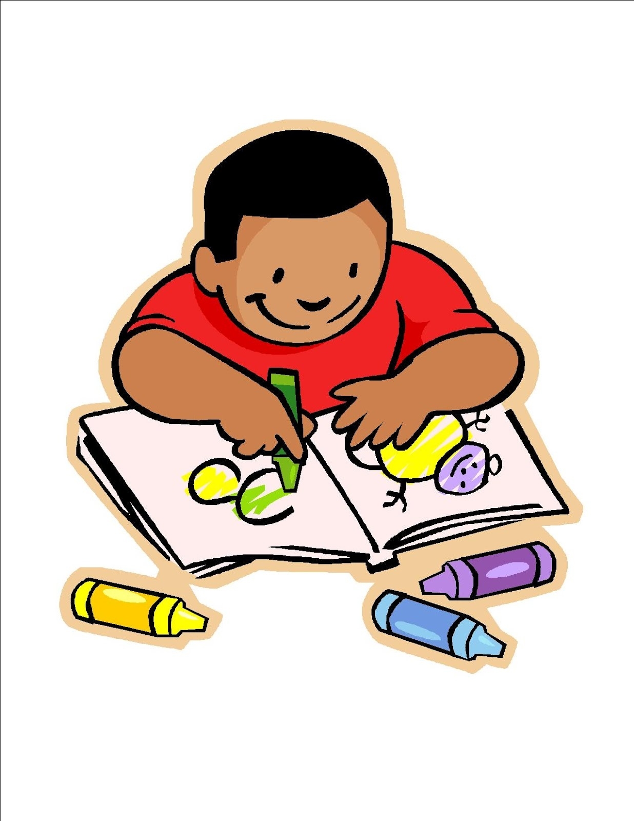 1236x1600 Cool To Draw Clipart For Boy Drawing Clipart - Boy Drawing A Picture