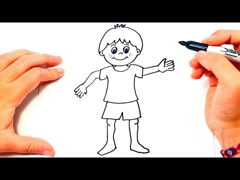 480x360 How To Draw A Boy Boy Drawing Lesson Step - Boy Drawing A Picture