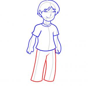 302x302 How To Draw How To Draw A Boy For Kids - Boy Drawing Picture
