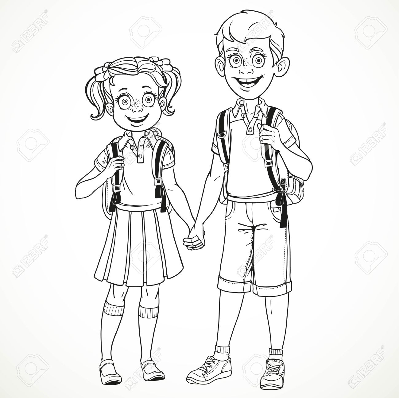 1300x1298 Simple Girl And Boy Drawing Easy Drawing Girl And Boy How To Draw - Boy Drawing Picture