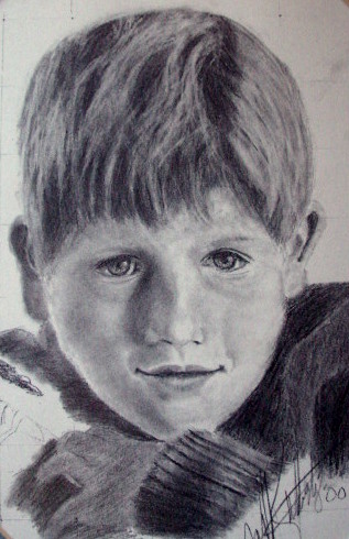 317x490 Use My Easy Drawing Lessons To Learn To Draw Faces, Animals, And More - Boy Drawing Realistic