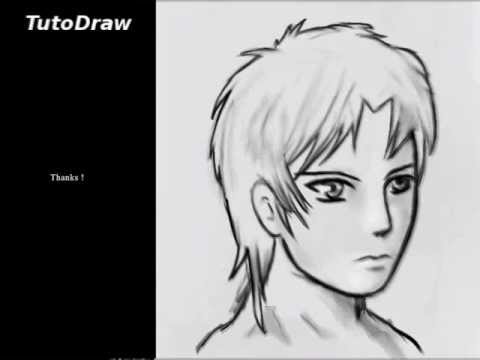 480x360 How To Draw A Face - Boy Face Drawing