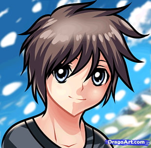 Boy Face Drawing Cartoon