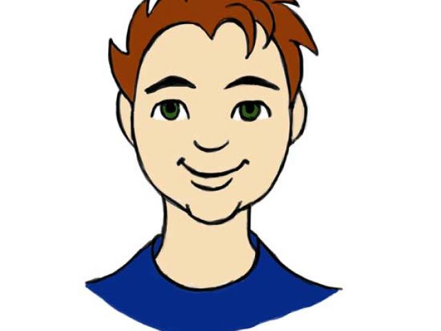 640x480 Boy Face Drawing Cartoon - Boy Face Drawing Cartoon