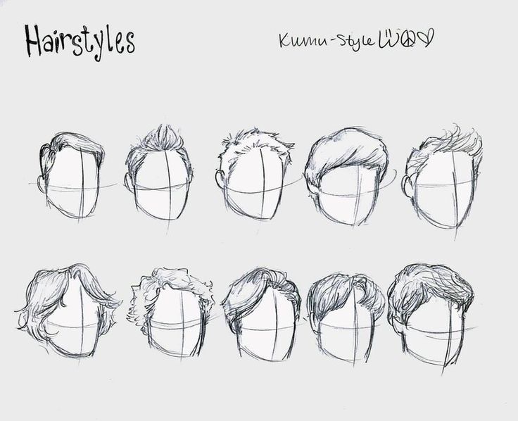 736x598 drawing hairline face for free download - Boy Hair Drawing