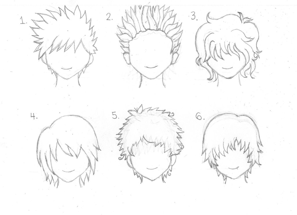 Anime Hair Easy Drawing Boy - Opequenoalmoco Wallpaper