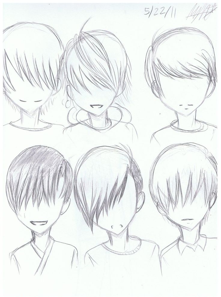 Boy Hairstyles Drawing At Paintingvalley Com Explore Collection