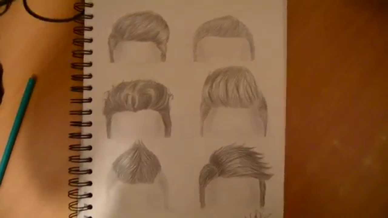 Brown Hair Boys Drawings Easy