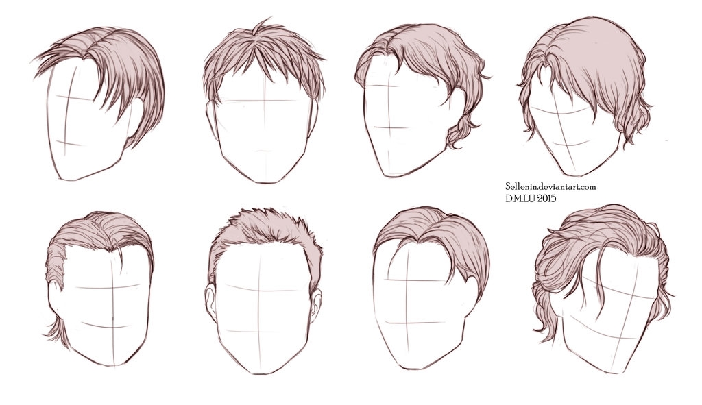 Boy Hairstyles Drawing at PaintingValley.com | Explore collection of