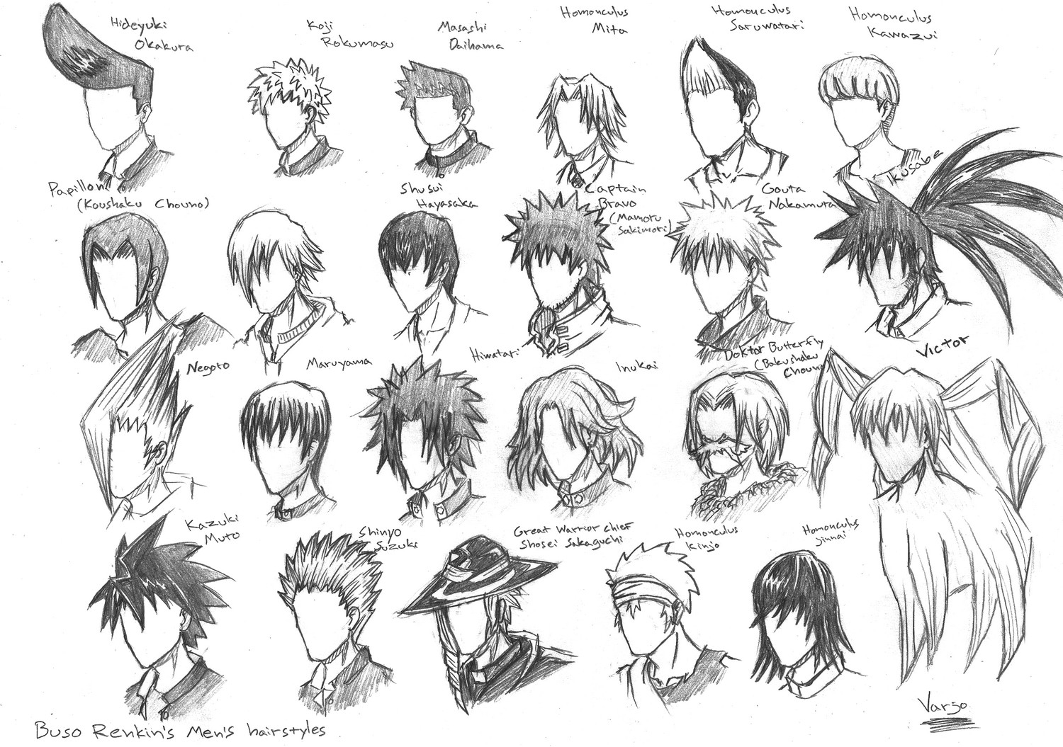 Boy Hairstyles Drawing 7 