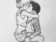 220x165 Drawing Of A Boy And Girl Drawing Boy Girl Kissing Discovered - Boy Kissing Girl Drawing