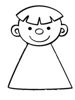 150x200 Rusart - Boy Line Drawing