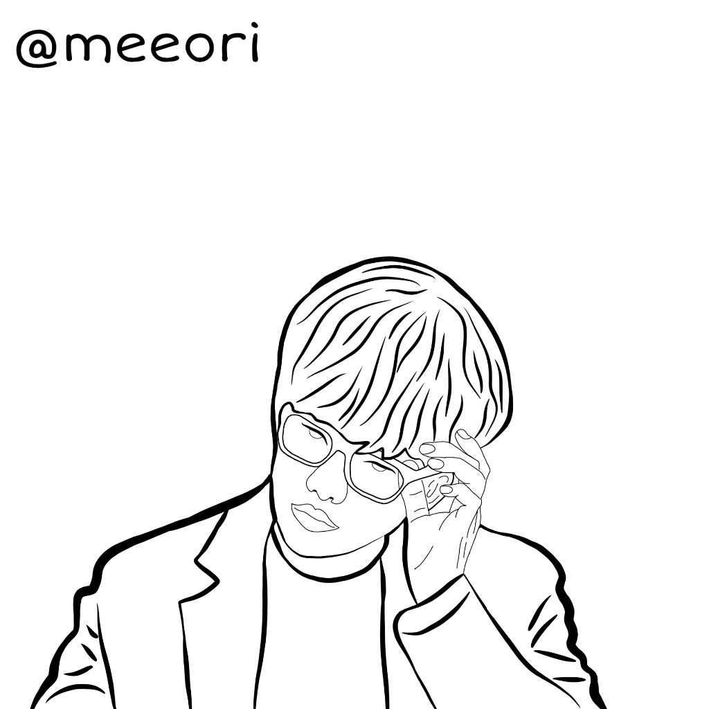 1024x1024 Bts Suga Kpop Music Boy Outline Drawing Draw Boy Draw - Boy Outline Drawing