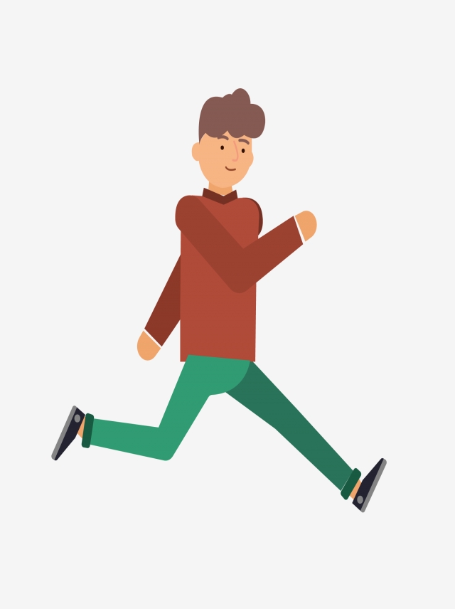 640x856 Boy Running Hand Drawing Run,cartoon Hand Drawn,fitness,motion - Boy Running Drawing