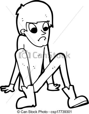 369x470 Gallery Boy Sitting Drawing - Boy Sitting Drawing