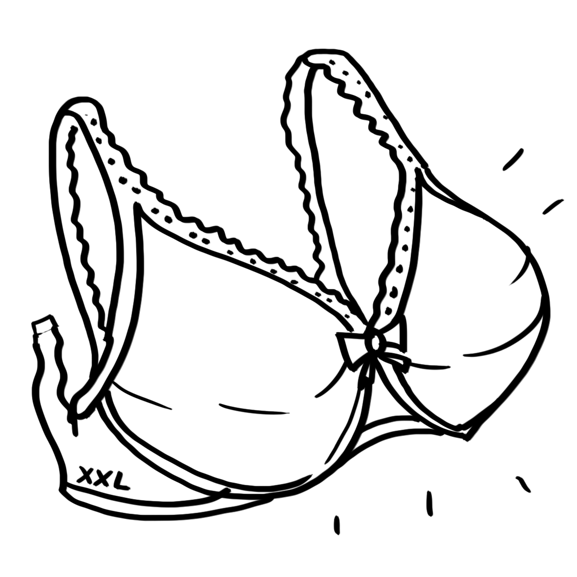 1181x1181 Jennifer Gray Bra - Bra Drawing