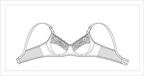292x154 Marlborough Bra - Bra Drawing