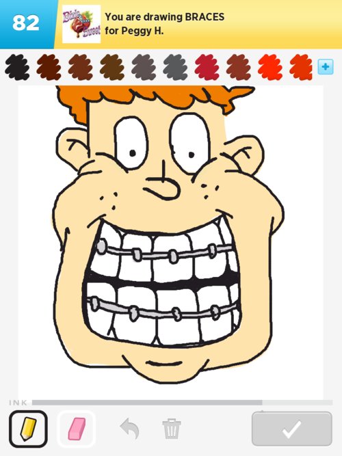 Braces Drawing at Explore collection of Braces Drawing