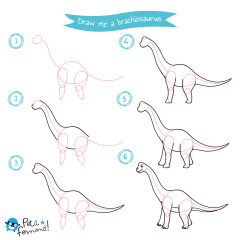 240x240 Draw Me Some Dinosaurs - Brachiosaurus Drawing