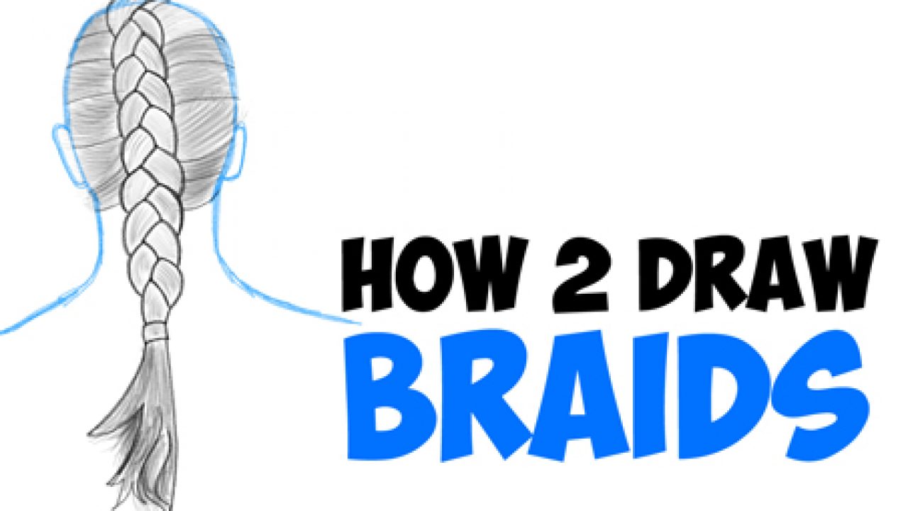 1280x720 how to draw braids with easy step - Braid Drawing Tutorial