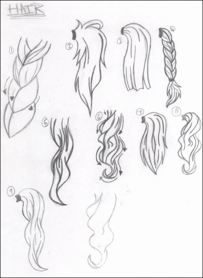 700x956 + Ideas How To Draw A Girl - Braid Drawing Tutorial