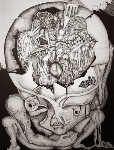 375x495 Brain Drawing - Brain Drawing