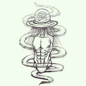 350x350 Artfido Buy Art Online Original Print - Brain Drawing