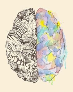 Brain Drawing Art