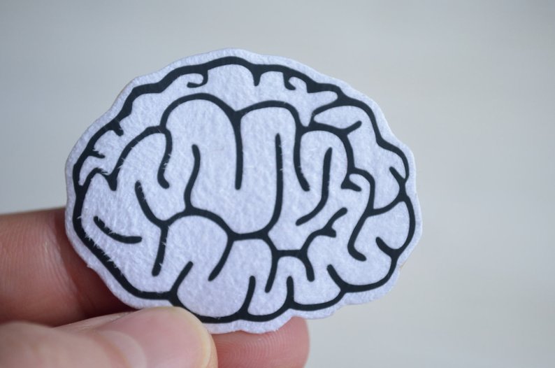 794x526 human brain patch anatomy iron on patches punk patch tumblr etsy - Brain Drawing Tumblr