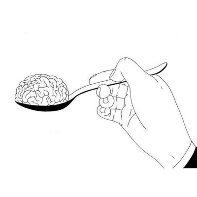 400x400 Best Brain Food Tumblr - Brain Drawing Tumblr