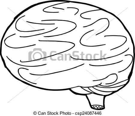 450x387 Outline Brain Sketch Outline Drawing Of Brain Over White Background - Brain Outline Drawing