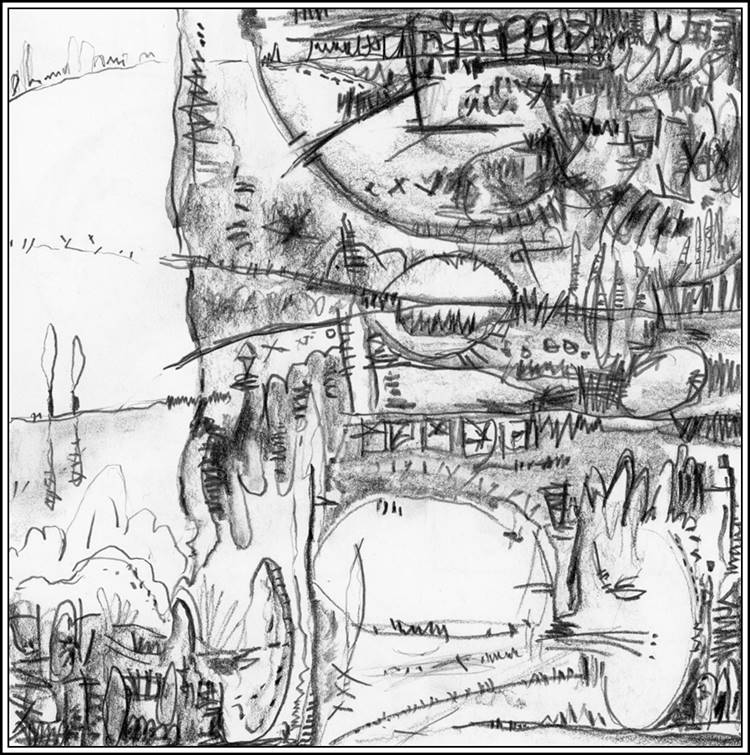 750x755 Brain Scratches Pencil Drawings - Brain Pencil Drawing