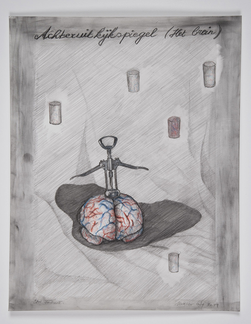 818x1057 Black Pencil Drawing Unique Jan Fabre Carves The Human Brain - Brain Pencil Drawing