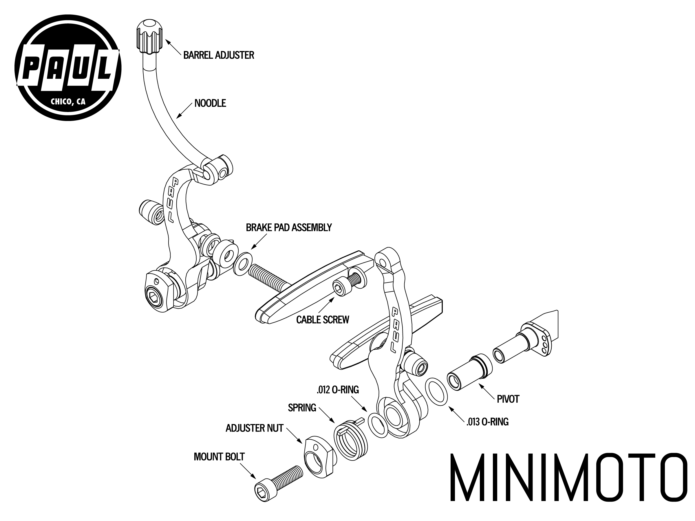 2400x1800 minimoto paul component engineering - Brake Drawing