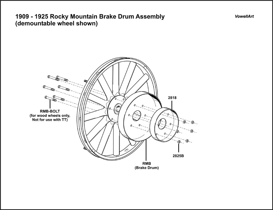 900x695 model t ford forum rocky mountain brake assembly - Brake Drawing