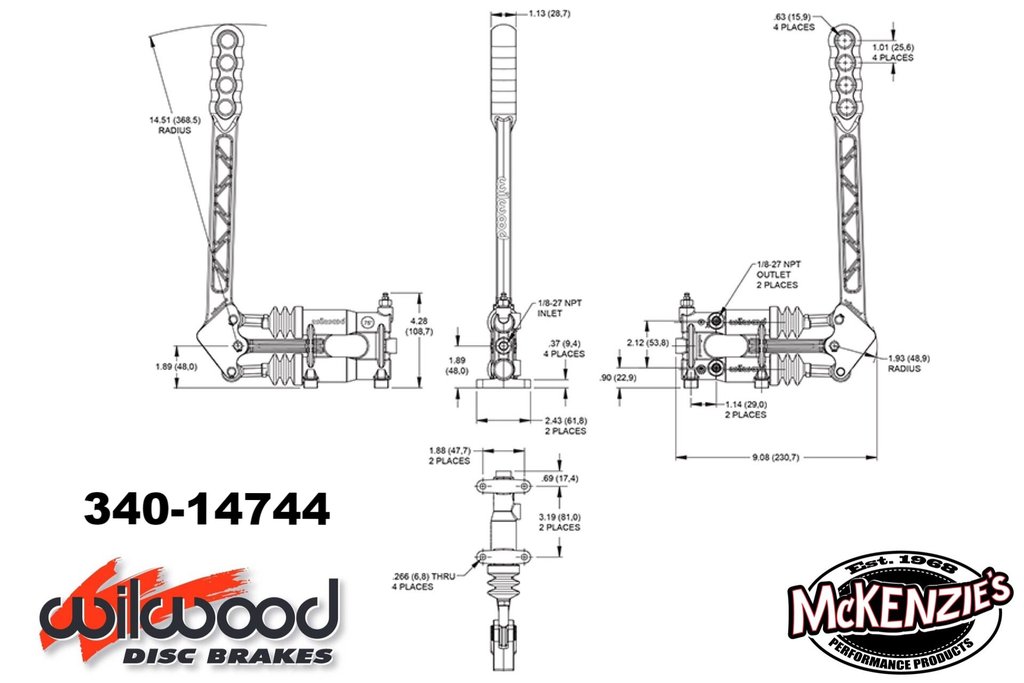 1024x683 wilwood hand cutting brake assembly mckenzie - Brake Drawing