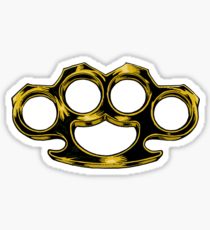 210x230 brass knuckles drawing stickers redbubble - Brass Drawing