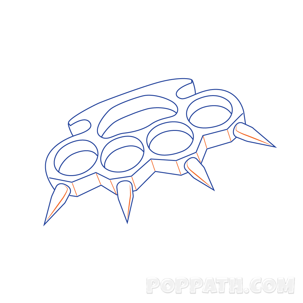 1000x1000 how to draw brass knuckles pop path - Brass Drawing