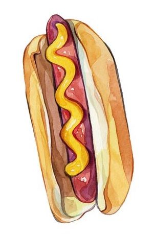 301x464 pancho clipart in food drawing, food, food - Bratwurst Drawing
