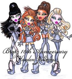 236x257 best bratz illustrations images fashion drawings, fashion - Bratz Doll Drawing
