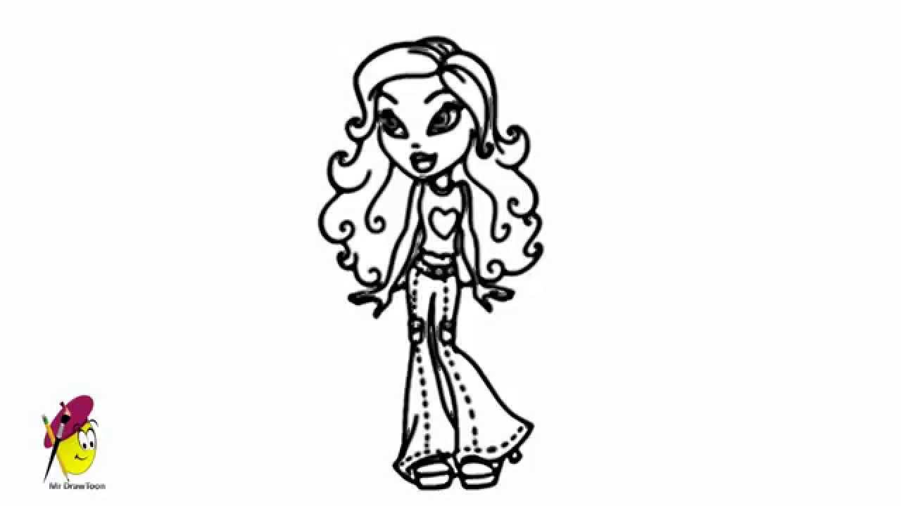 1280x720 bratz - Bratz Doll Drawing