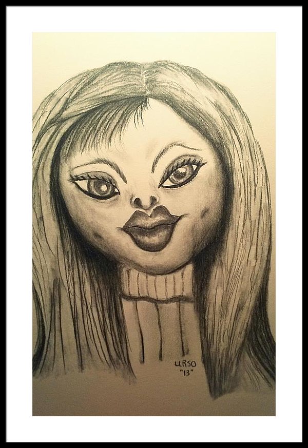 600x873 bratz drawing framed print - Bratz Drawing